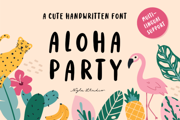 Aloha Party Font: Playful Typography for Summer Campaigns
