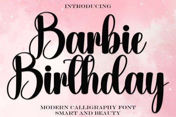 Barbie Birthday Font: The Ultimate Script for Trendy Branding
