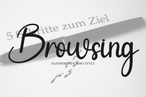 Browsing Font: The Playful Script for High-Impact Campaigns