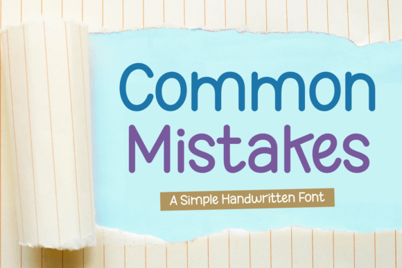 Common Mistake Font Review