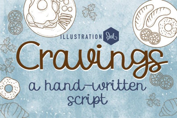Cravings Font: Handwritten Elegance for Campaigns