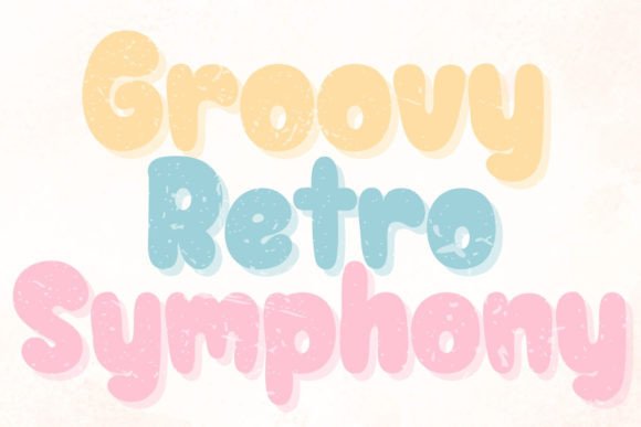 Designing with Groovy Retro Symphony Font for Makers