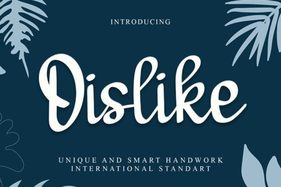 Dislike Font: Handwritten Elegance for Crafters