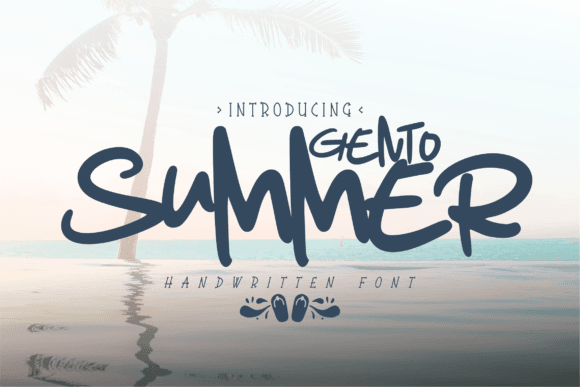 Gento Summer Font for Business