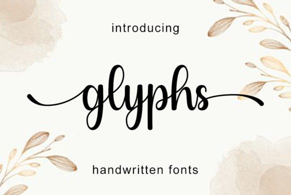 Glyphs Font for Elegant Design
