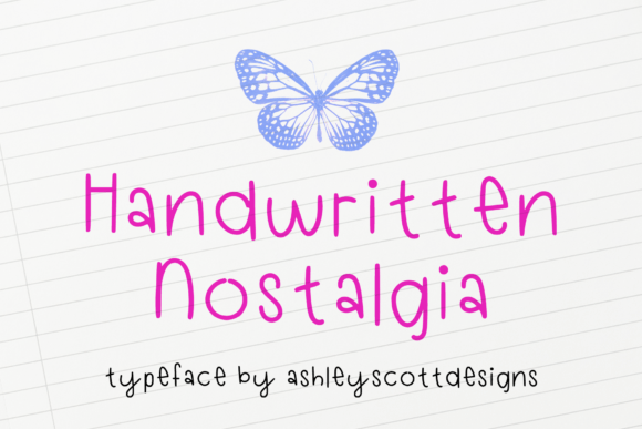 Handwritten Nostalgia Font