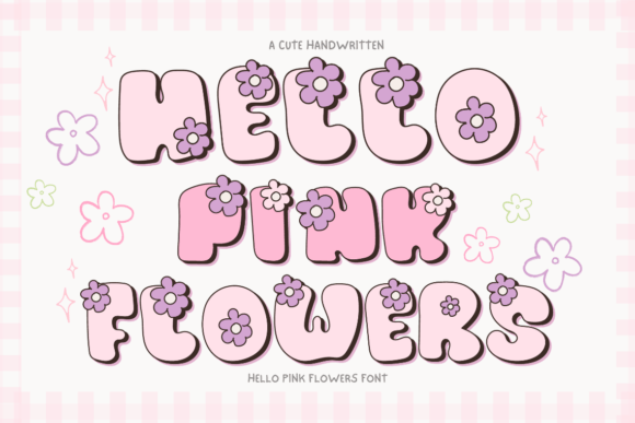 Hello Pink Flowers: A Spring Script for Editorial Design