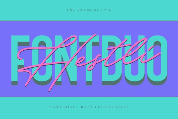 Hestli Duo: An Authentic Brush Typeface for Editorial Design