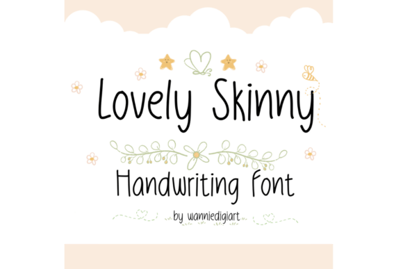 Lovely Skinny Font for Creative Design