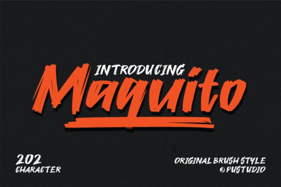 Maquito: A Bold Script Handwritten Font for Editorial Impact