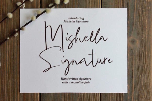 Mishella Signature Font