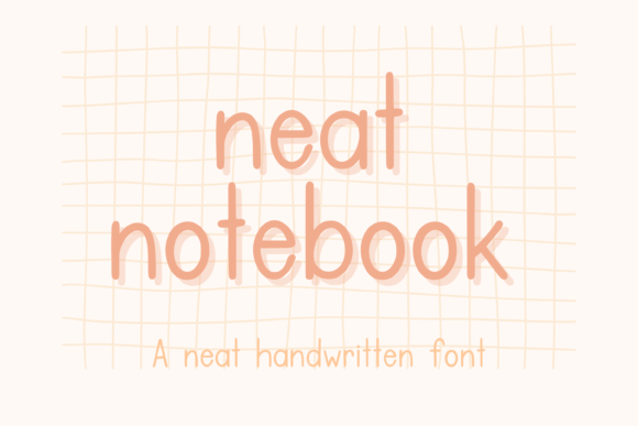 Neat Notebook Font for Creative Projects