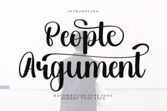 People Argument: The Perfect Handwritten Font for Makers