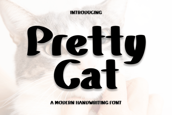 Pretty Cat: A Modern Handwritten Font for Editorial Design