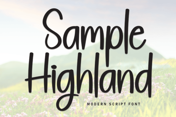 Sample Highland Font Review