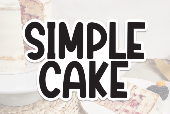 Simple Cake Font Review