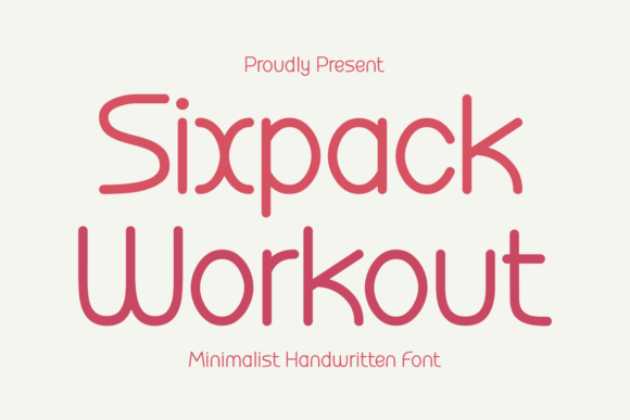 Sixpack Workout Typeface for Scroll-Stopping Visuals