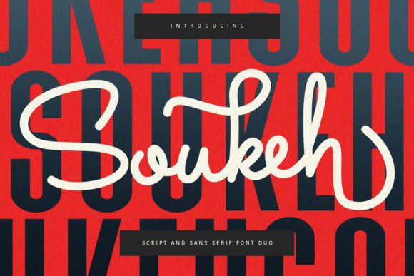 Soukeh Font: Handcrafted Elegance for Designers