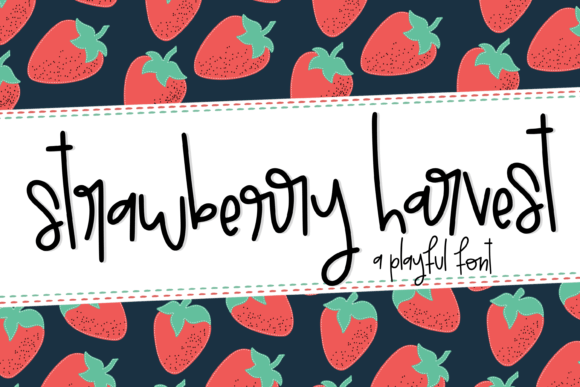 Strawberry Harvest Font for Creative Campaigns
