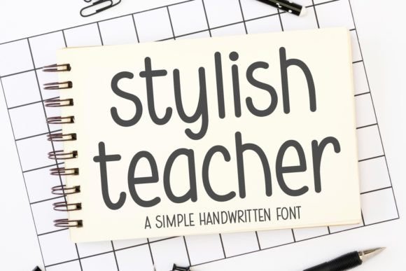 Stylish Teacher Font for Business Branding
