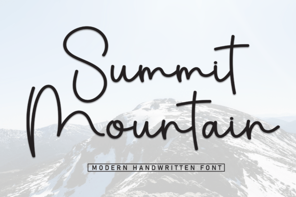 Summit Mountain Font for Creative Projects