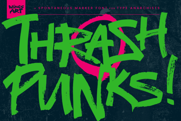 Thrash Punks Font Review